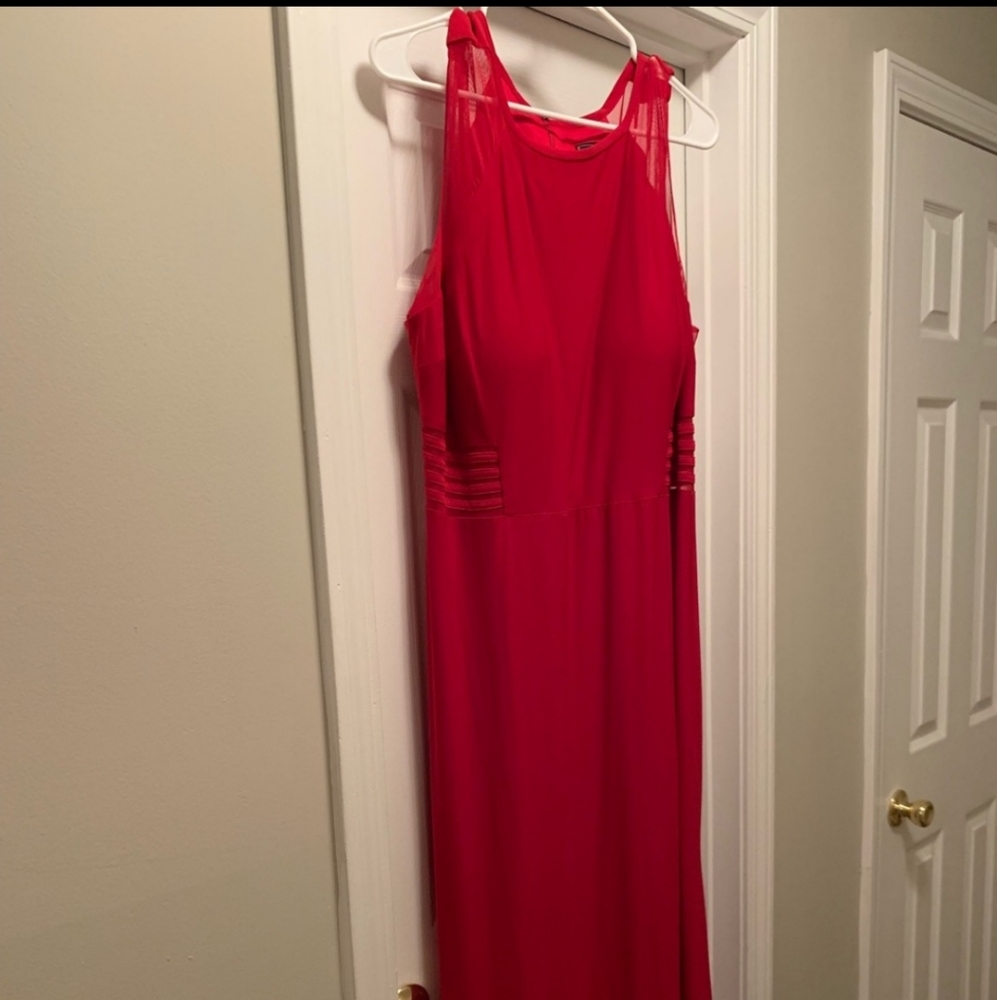 Gorgeous and sexy red gown or dress.